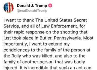 Former President Trump’s Response to Assassination Attempt | Latest Update news-13072024-204134