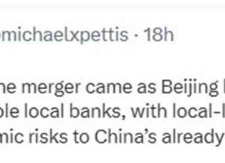 Merging of 25 Indebted and Feeble Local Banks in Henan Province, China – Forexlive news-31072024-165527