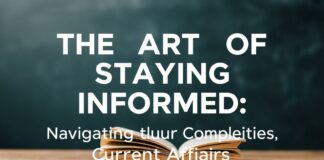 The Art of Staying Informed: Navigating the Complexities of Current Affairs
