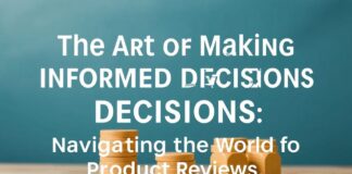 The Art of Informed Decision Making: Navigating the World of Product Reviews The Art of Making Informed Decisions: Navigating the World of Product Reviews
