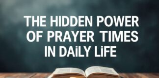 The Hidden Power of Prayer Times in Daily Life